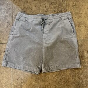 C&C California Elastic Waist Shorts draw string pockets corduroy Size Large